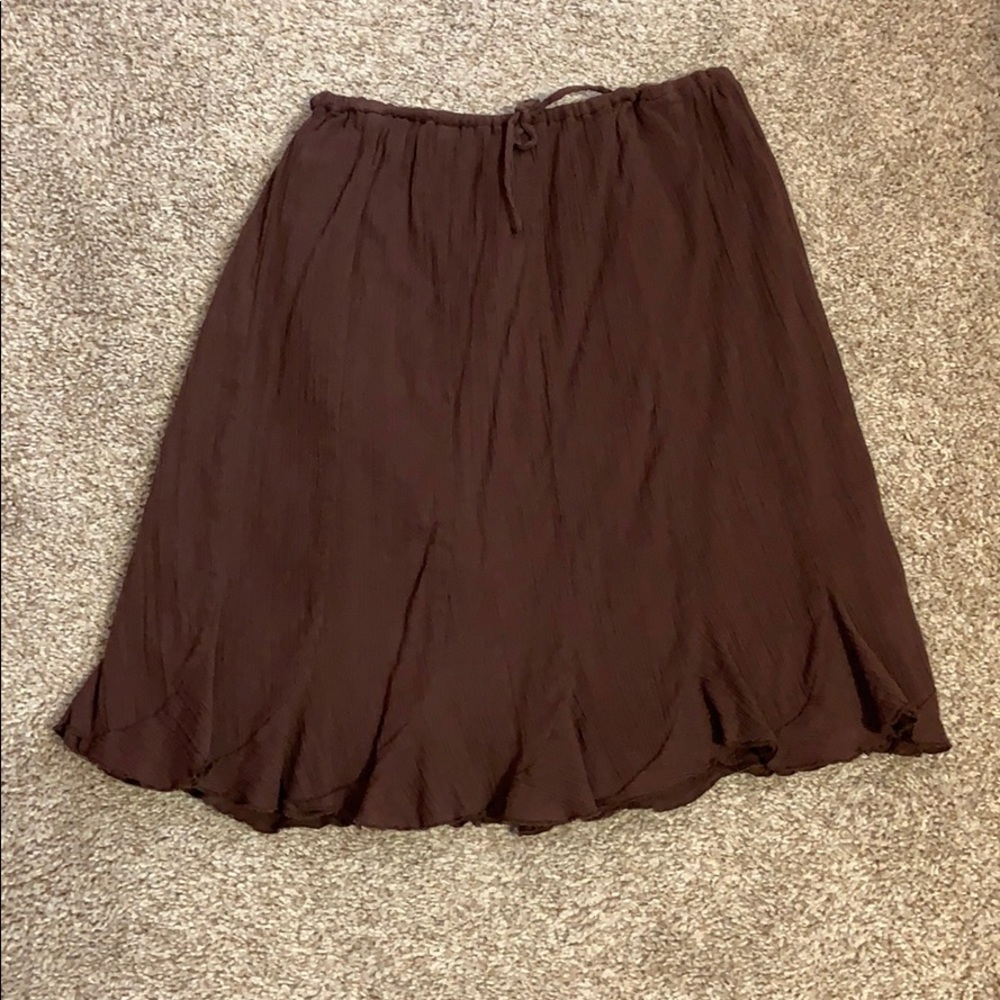 Athleta brown skirt